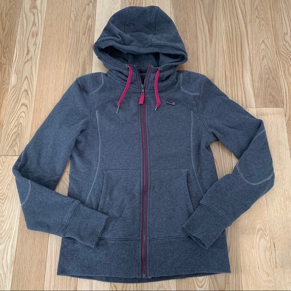 LG Full Zip Gray Hoodie S